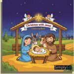 Christmas with Jesus Colouring Book