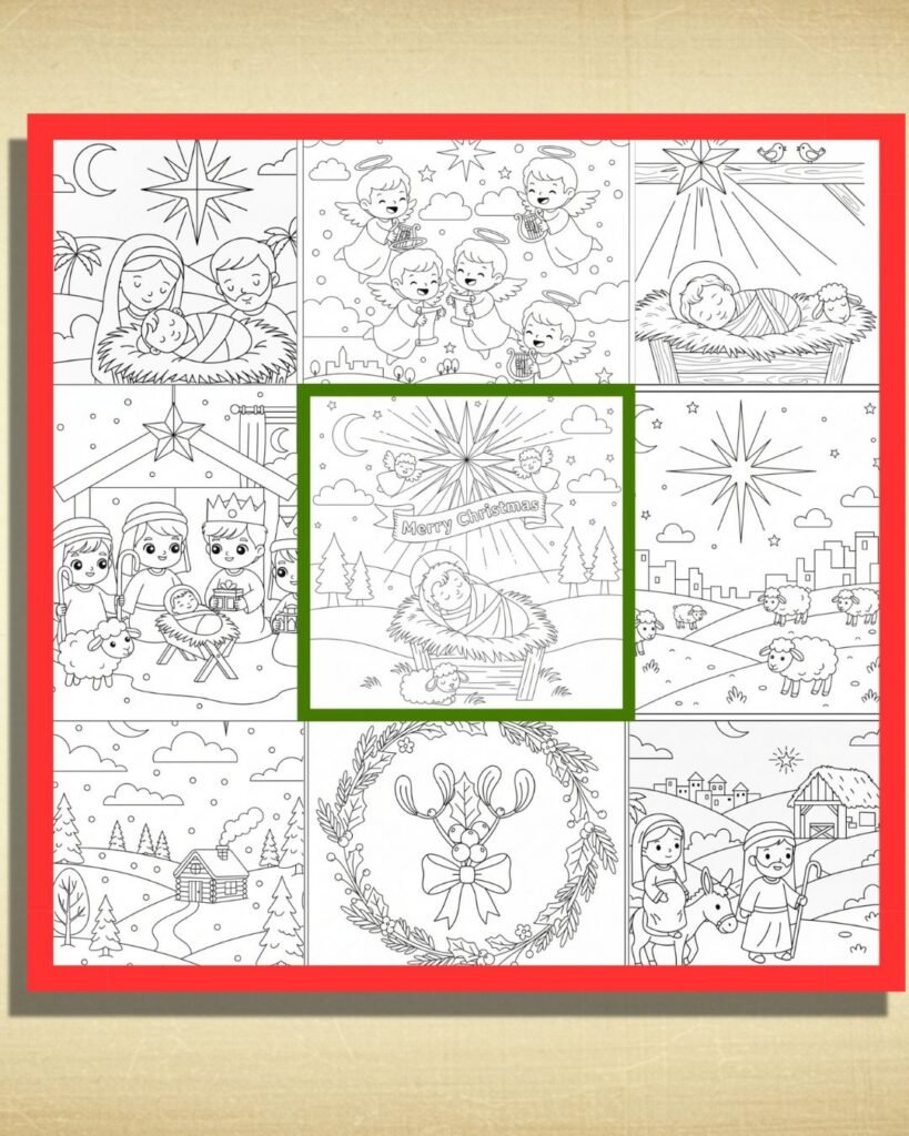 Christmas with Jesus Colouring Book3